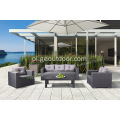 Modern Outdoor Wicker Rattanowy zestaw przekrojowy